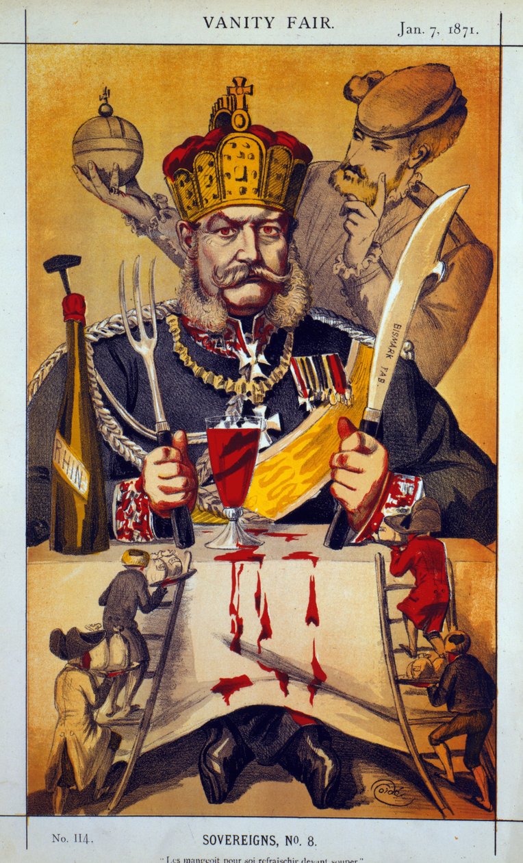 Sovereigns č. 8 Cartoon z Vanity Fair, 1871 od James Jacques Joseph Tissot