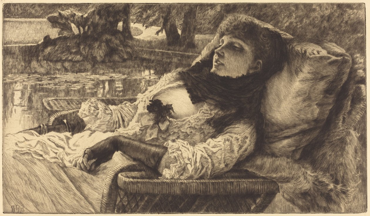 Letní večer od James Jacques Joseph Tissot