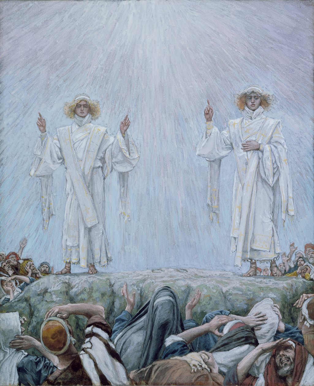 Nanebevstoupení, ilustrace pro The Life of Christ, c.1884-96 (wc & kvaš na kartonu) od James Jacques Joseph Tissot