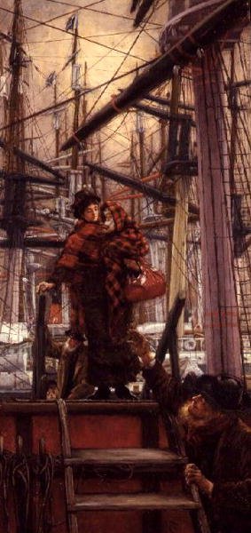 Emigranti aneb Pomocná ruka od James Jacques Joseph Tissot