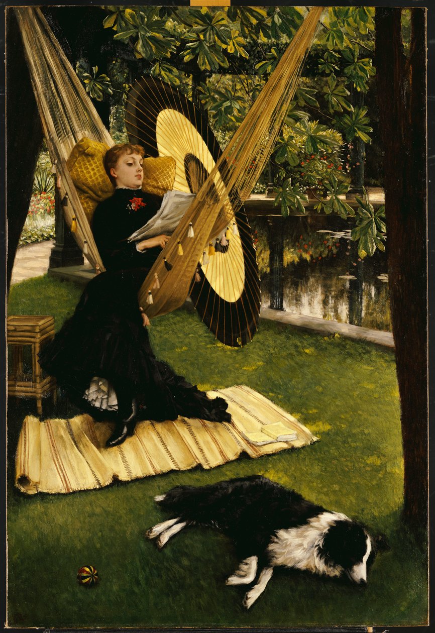 Houpací síť od James Jacques Joseph Tissot