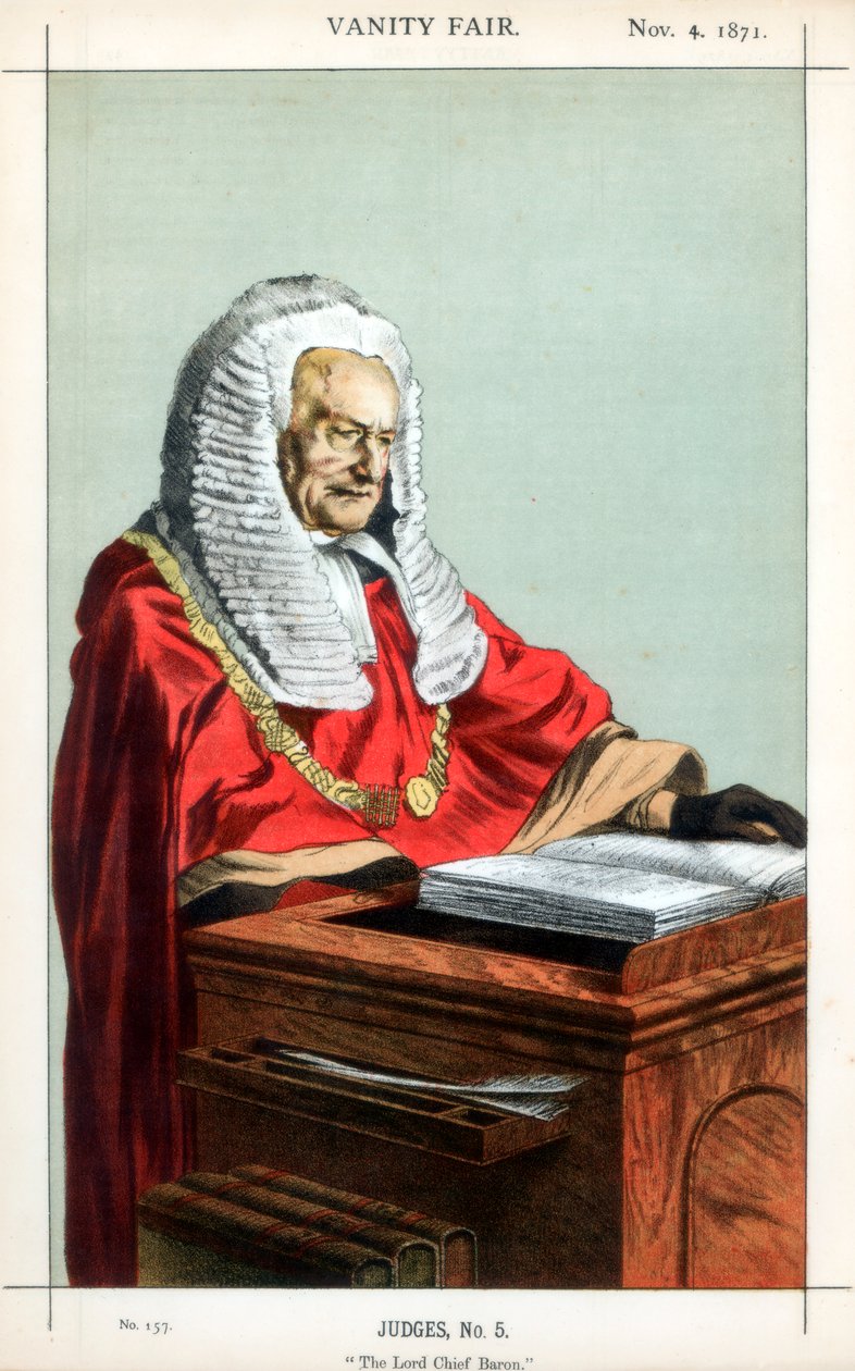 Lord Chief Baron, 1871. od James Jacques Joseph Tissot