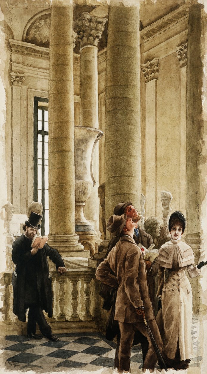 Louvre od James Jacques Joseph Tissot