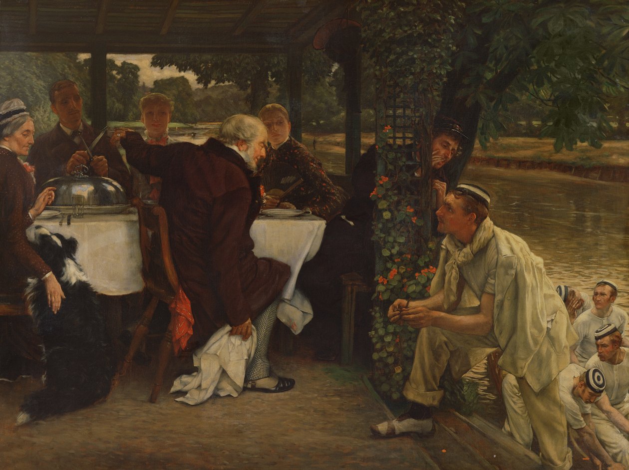 Marnotratný syn v moderním životě: Vykrmené tele, 1880 od James Jacques Joseph Tissot