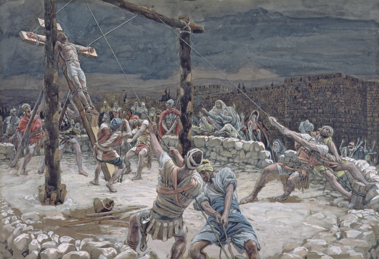 Vzkříšení kříže, ilustrace pro The Life of Christ, c.1886-94 (wc & kvaš na kartonu) od James Jacques Joseph Tissot