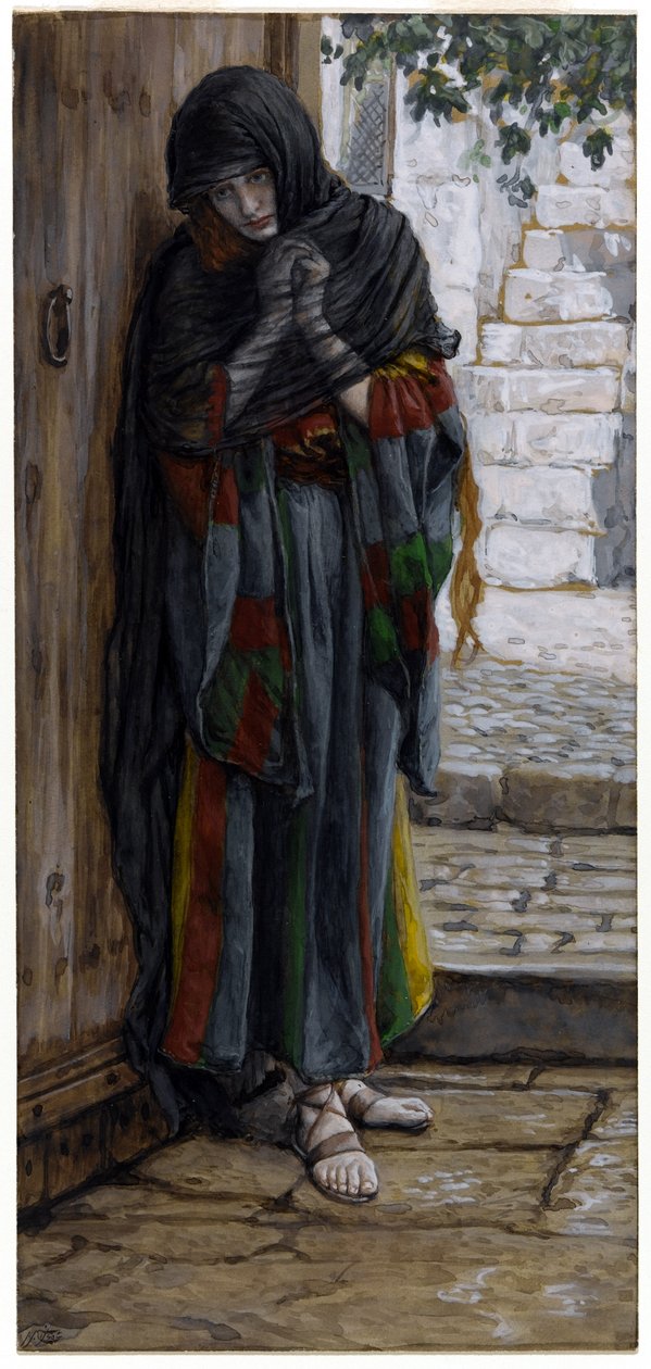 Kající Magdalena (wc na papíře) od James Jacques Joseph Tissot