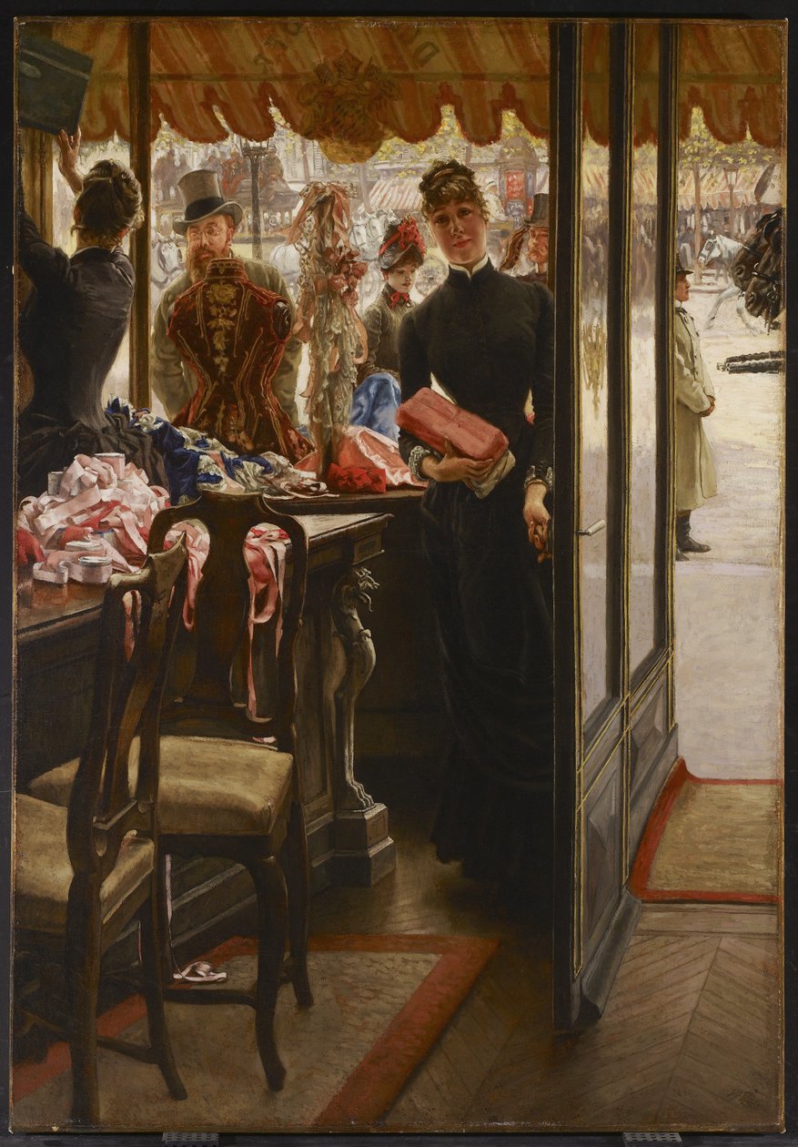 The Shop Girl, 1883-85 od James Jacques Joseph Tissot