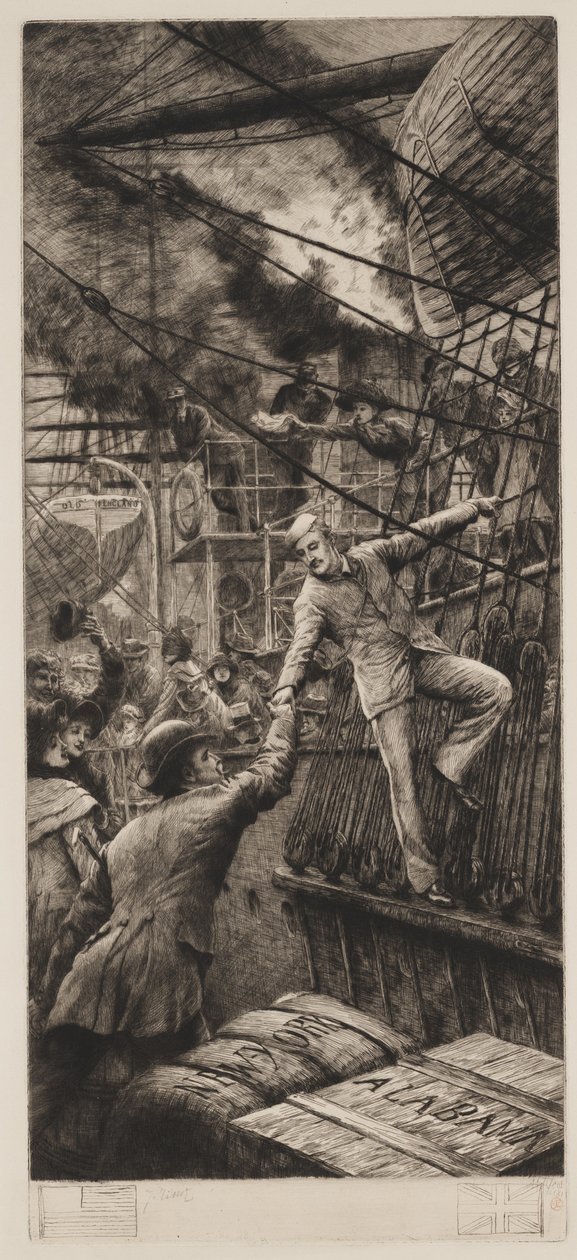 Dva kamarádi od James Jacques Joseph Tissot