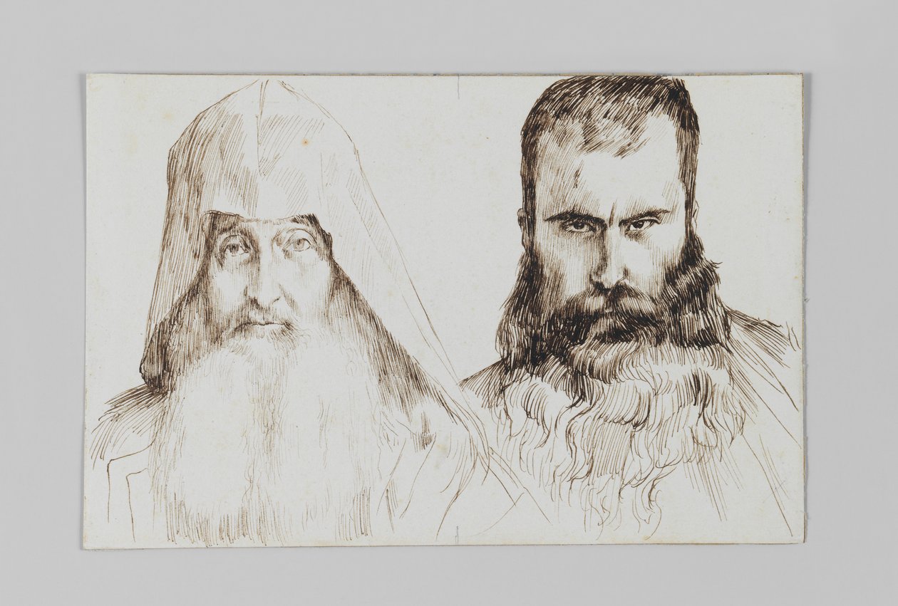 Typy arménských mužů v Jeruzalémě, ilustrace ze Života našeho Pána Ježíše Krista od James Jacques Joseph Tissot
