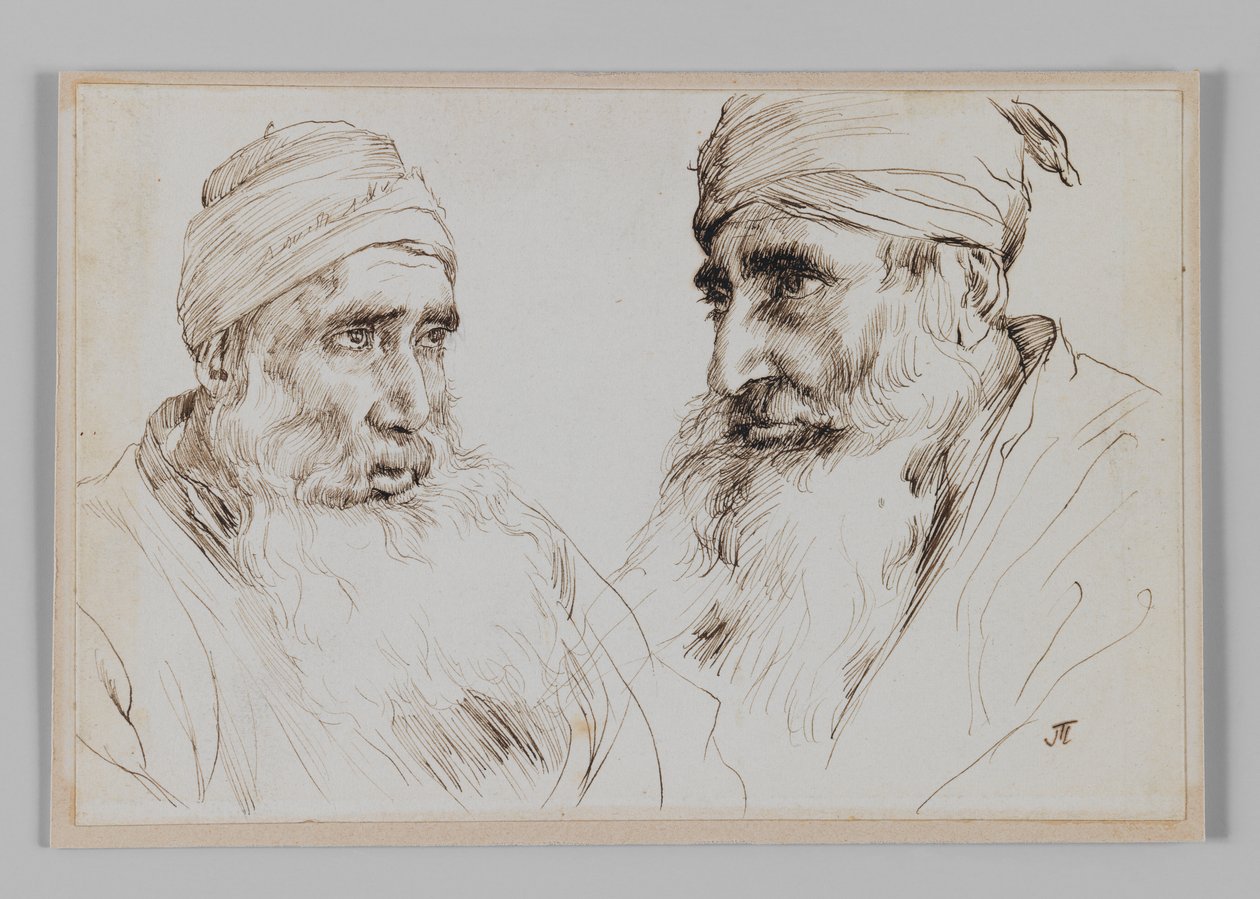 Typy Židů, Jeruzalém, ilustrace ze Života našeho Pána Ježíše Krista (inkoust na papíře) od James Jacques Joseph Tissot