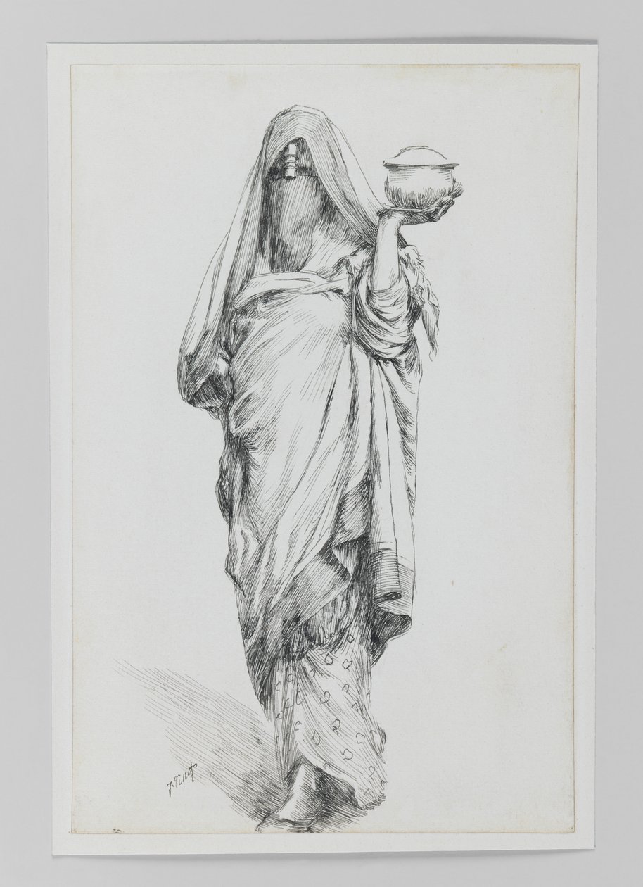 Žena z Káhiry, ilustrace ze Života našeho Pána Ježíše Krista od James Jacques Joseph Tissot