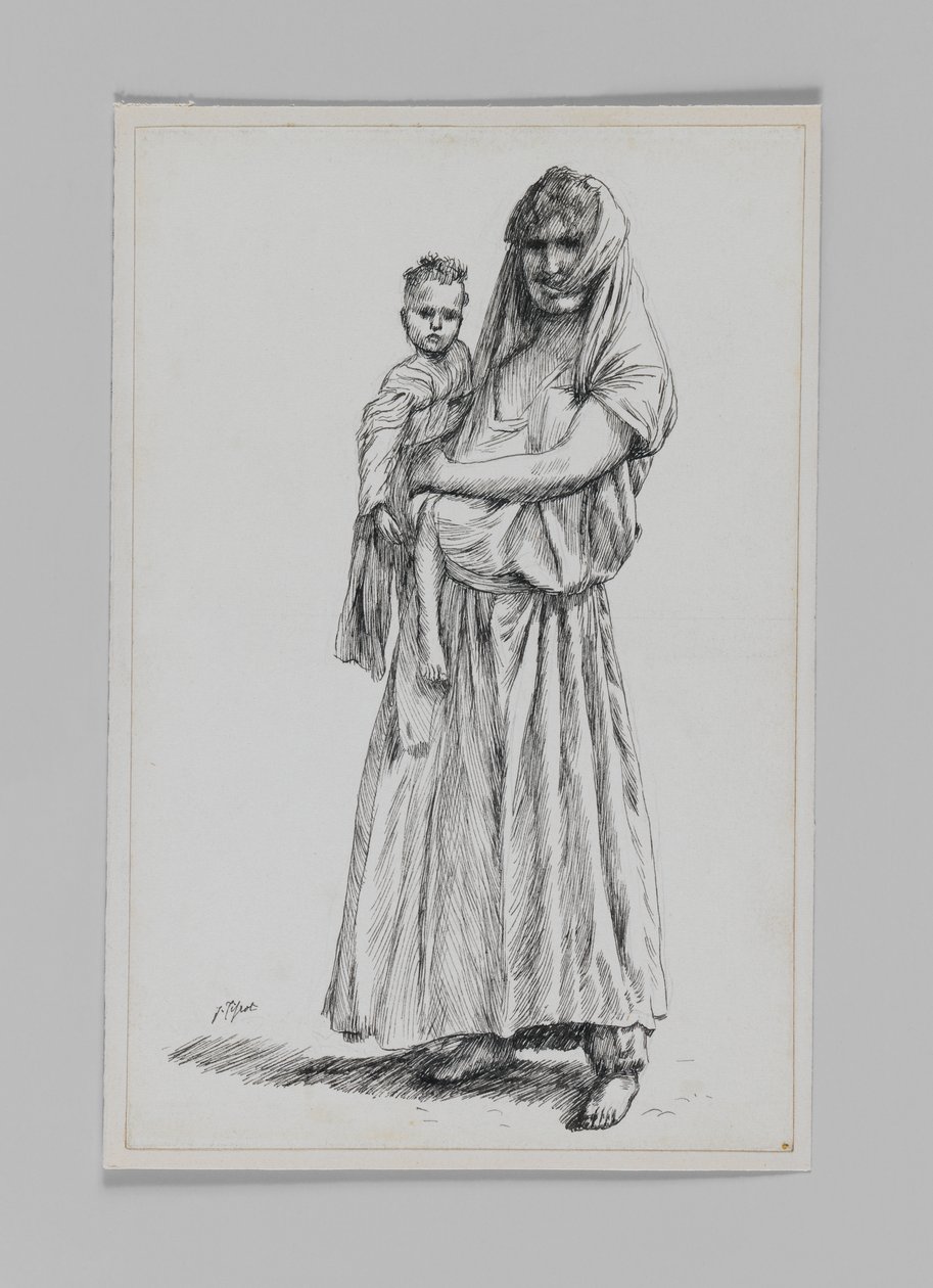 Žena z Geby, Samaří, ilustrace ze Života našeho Pána Ježíše Krista od James Jacques Joseph Tissot
