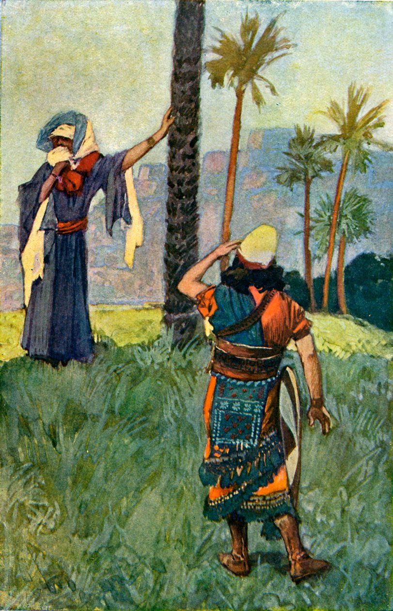 Deborah pod palmou od J James Tissot - Bible od James Jacques Joseph after Tissot