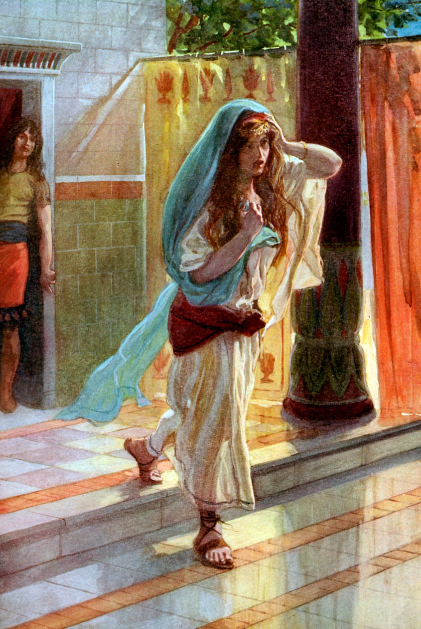 Desolation of Tamar od J James Tissot - Bible od James Jacques Joseph after Tissot