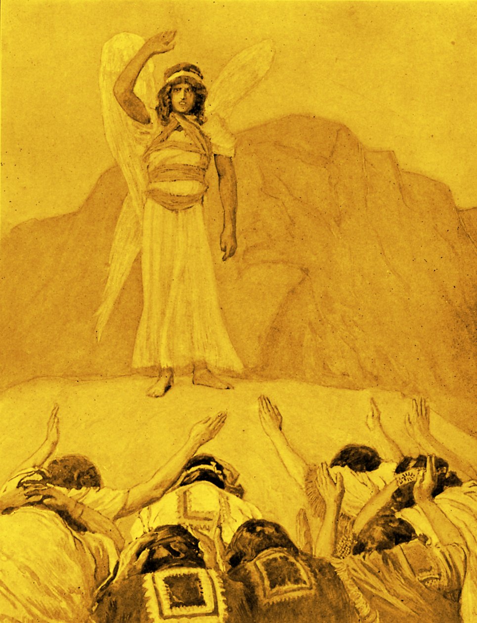 The Angel s Rebuke od Jamese Tissota - Bible od James Jacques Joseph after Tissot