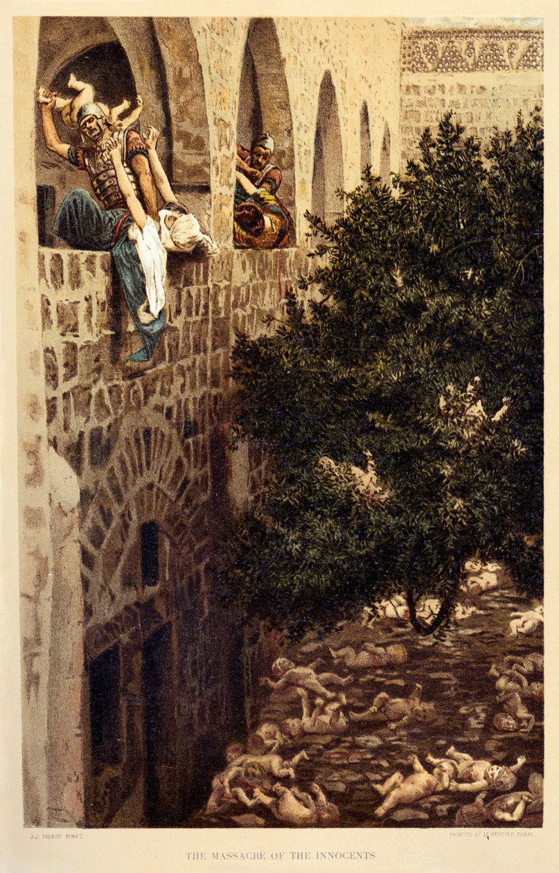 Masakr neviňátek, Svatý Lukáš, Bible od James Jacques Joseph after Tissot