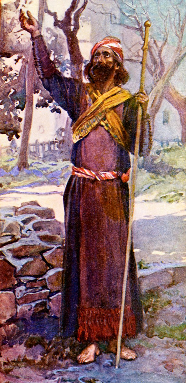 Zachariáš od J James Tissot - Bible od James Jacques Joseph after Tissot