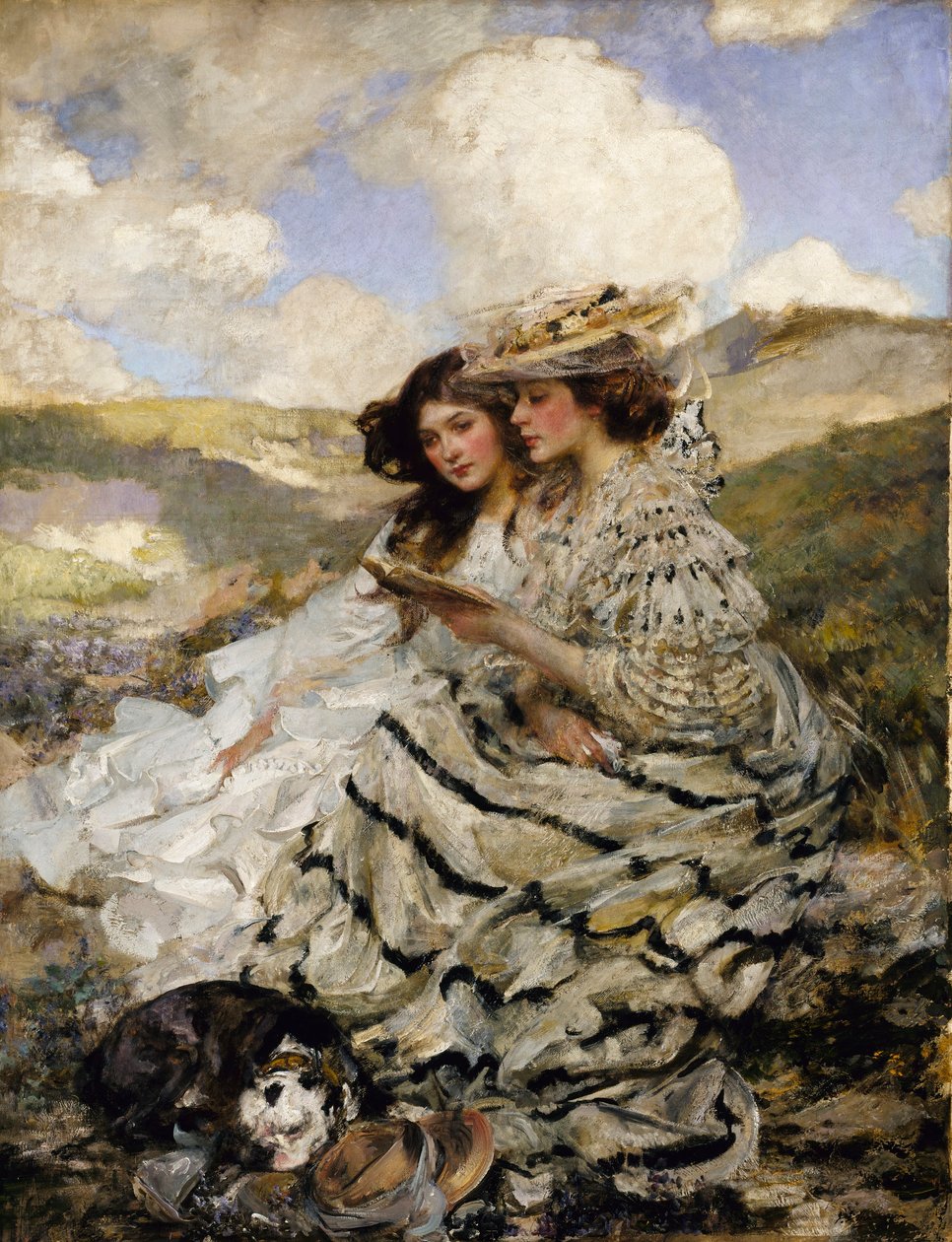 Na dunách (Lady Shannon a Kitty) od James Jebusa Shannon