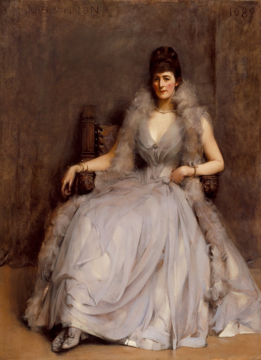 Portrét Cecilia Tower, 1889 od James Jebusa Shannon