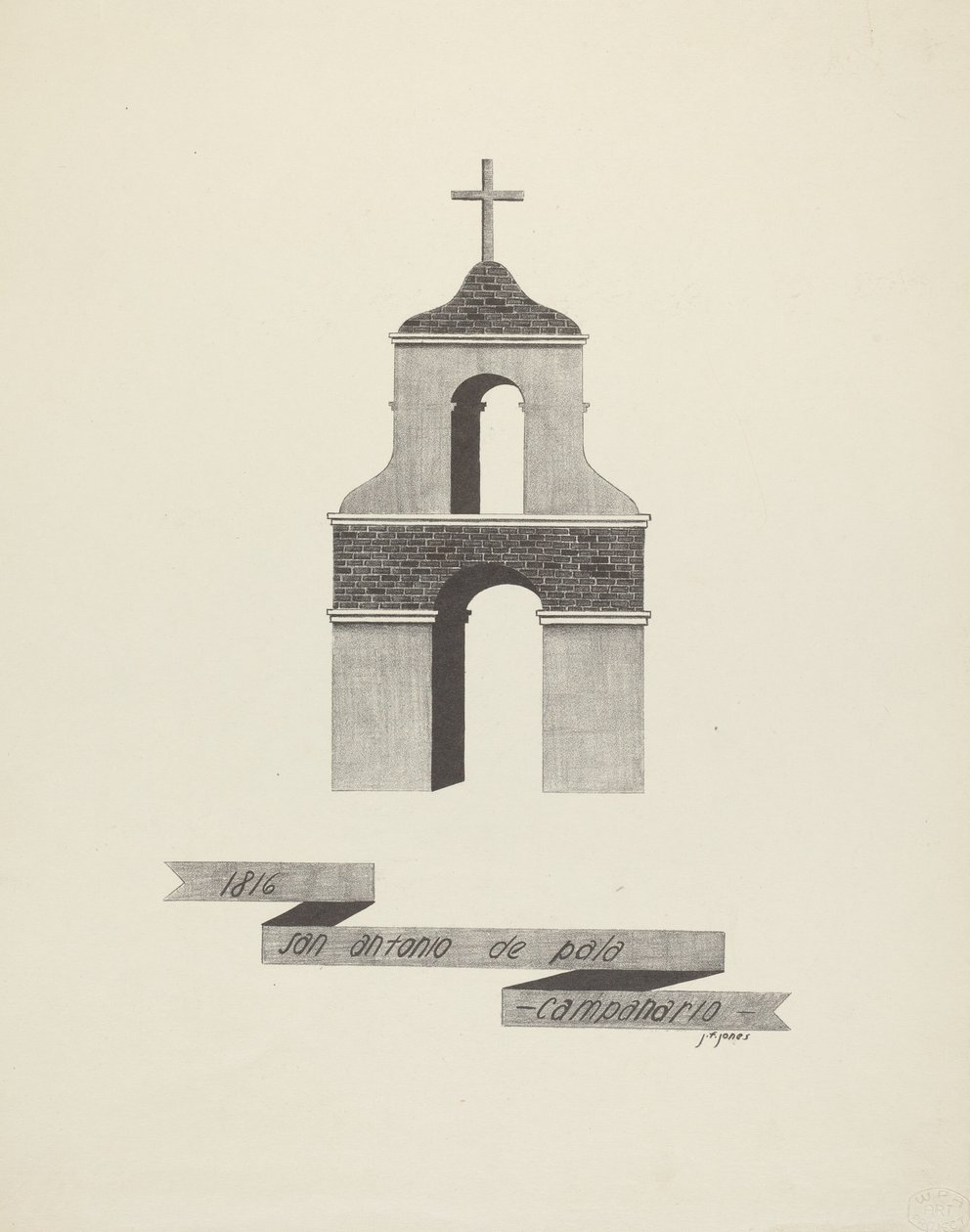 San Antonio de Pala – zvonice od James Jones