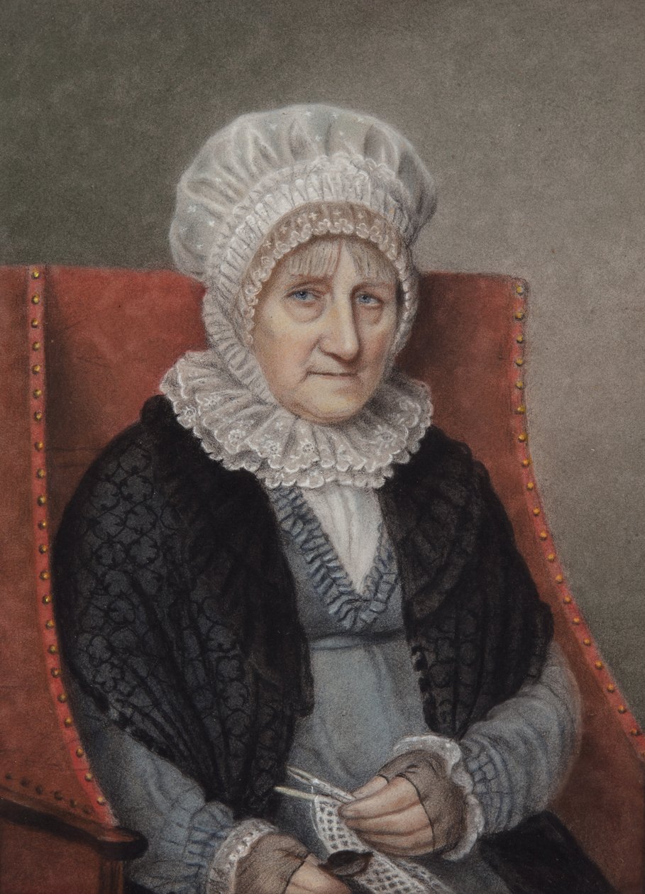 Paní Mary Pountney, 8/1824 (pastel na papíře) od James Junior Sharples