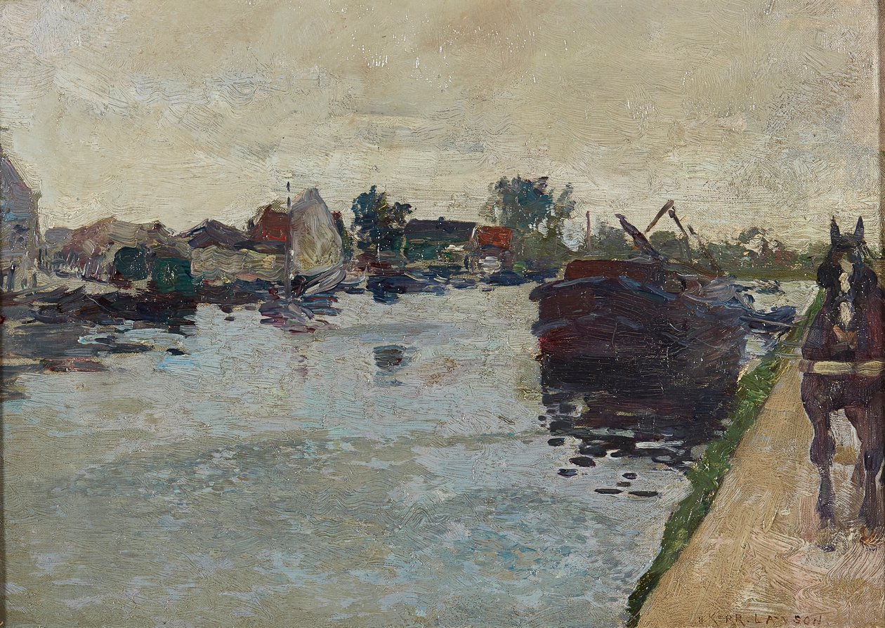 The Tow Path (olej na plátně) od James Kerr Lawson