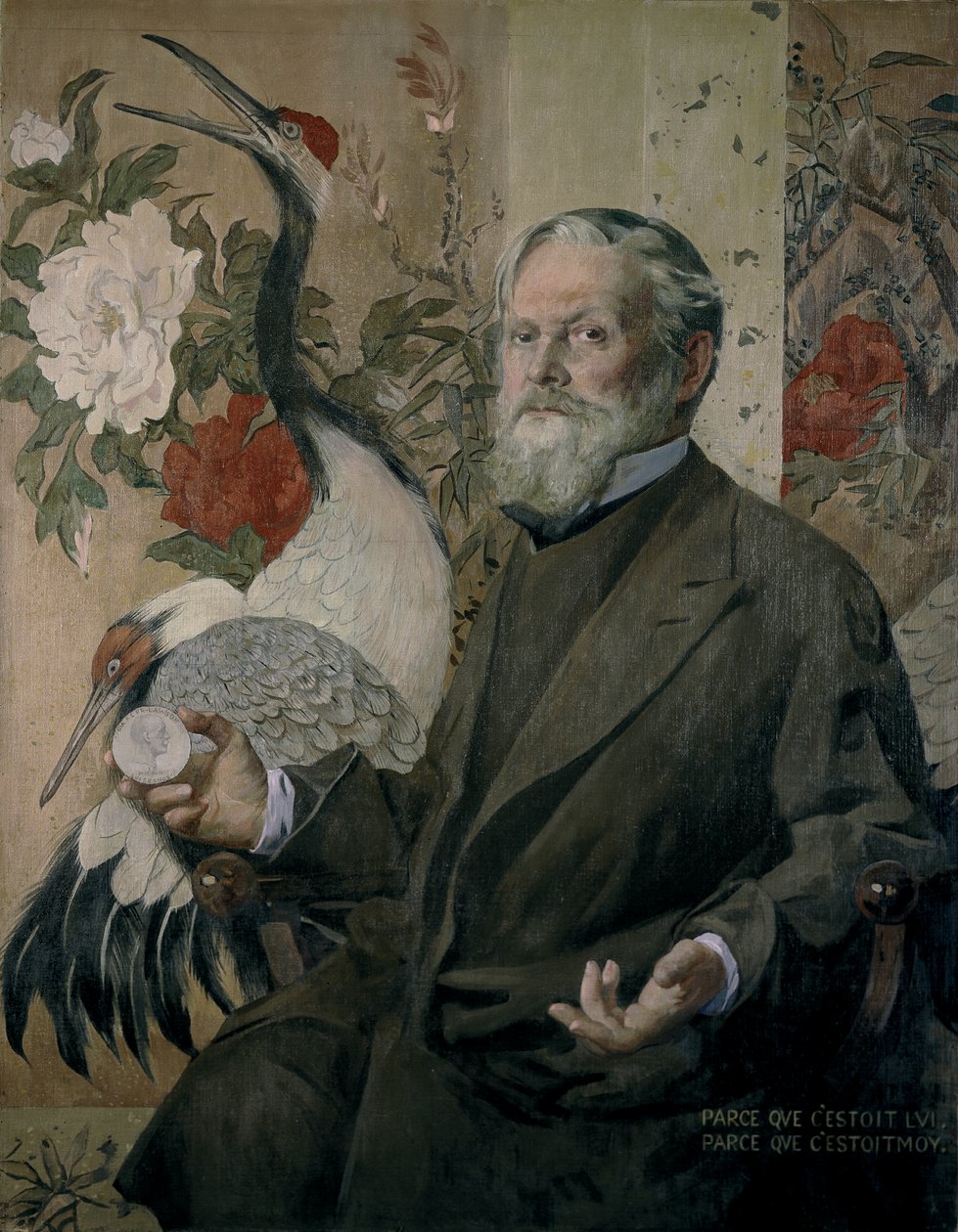 Portrét Franka Brangwyna (1867-1956) (olej na plátně) od James Kerr Lawson