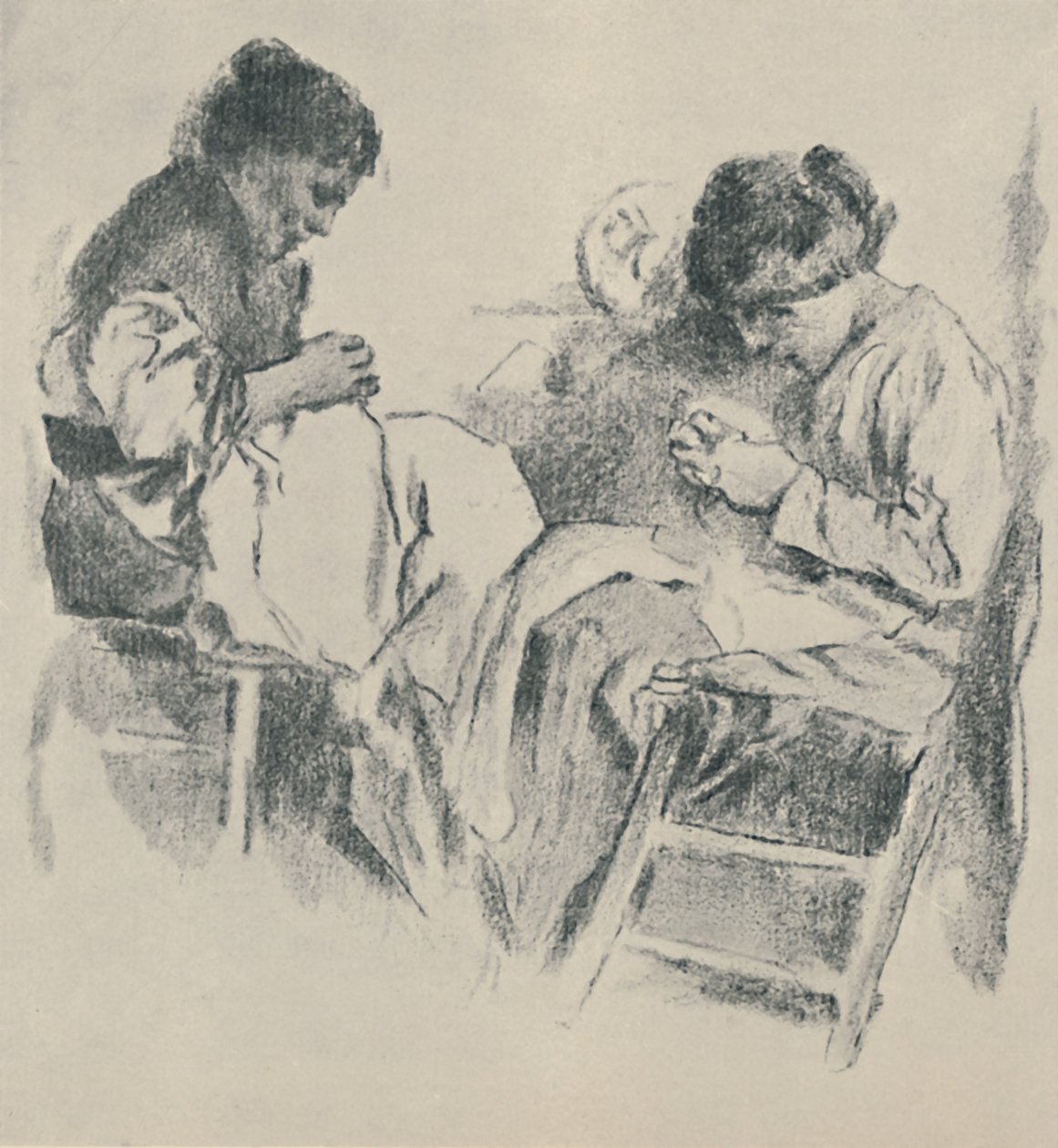 Španělské švadleny, 1919 od James Kerr Lawson