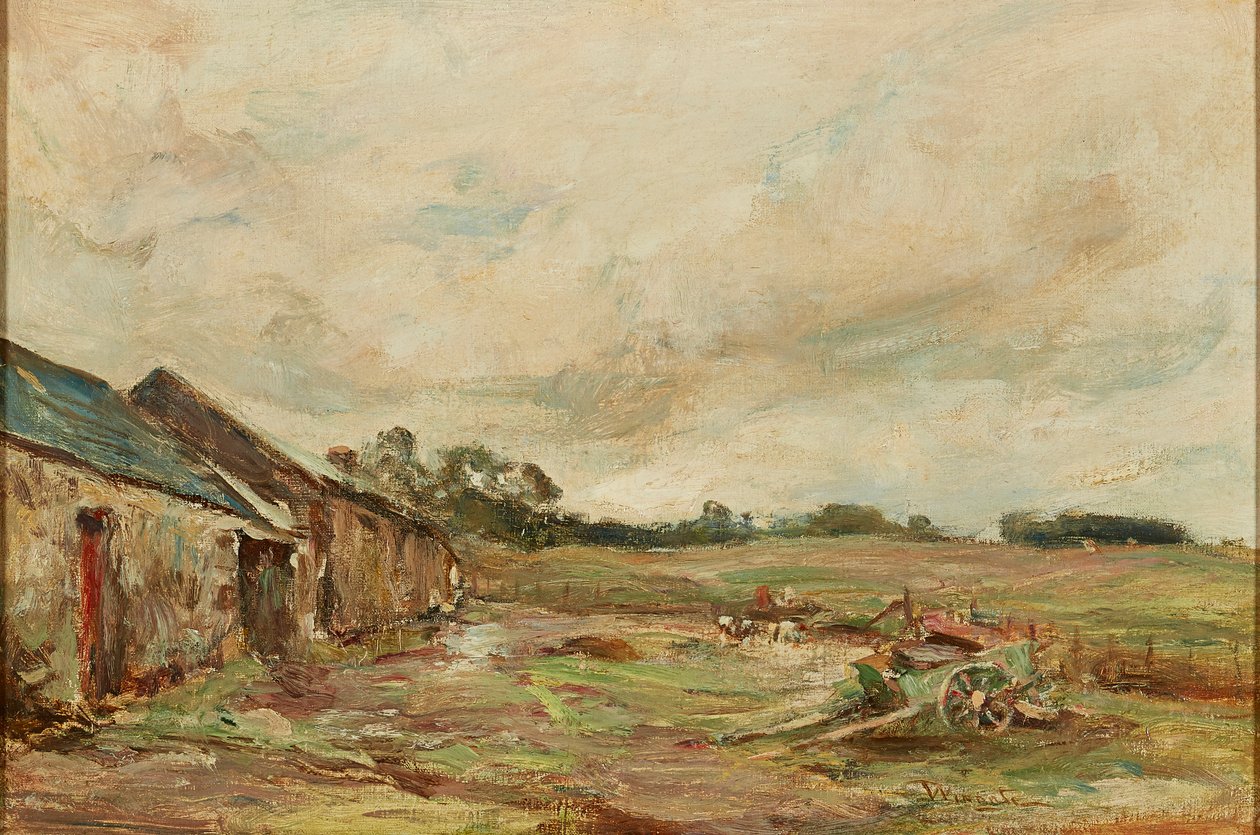 Farma v létě (olej na plátně) od James Lawton Wingate