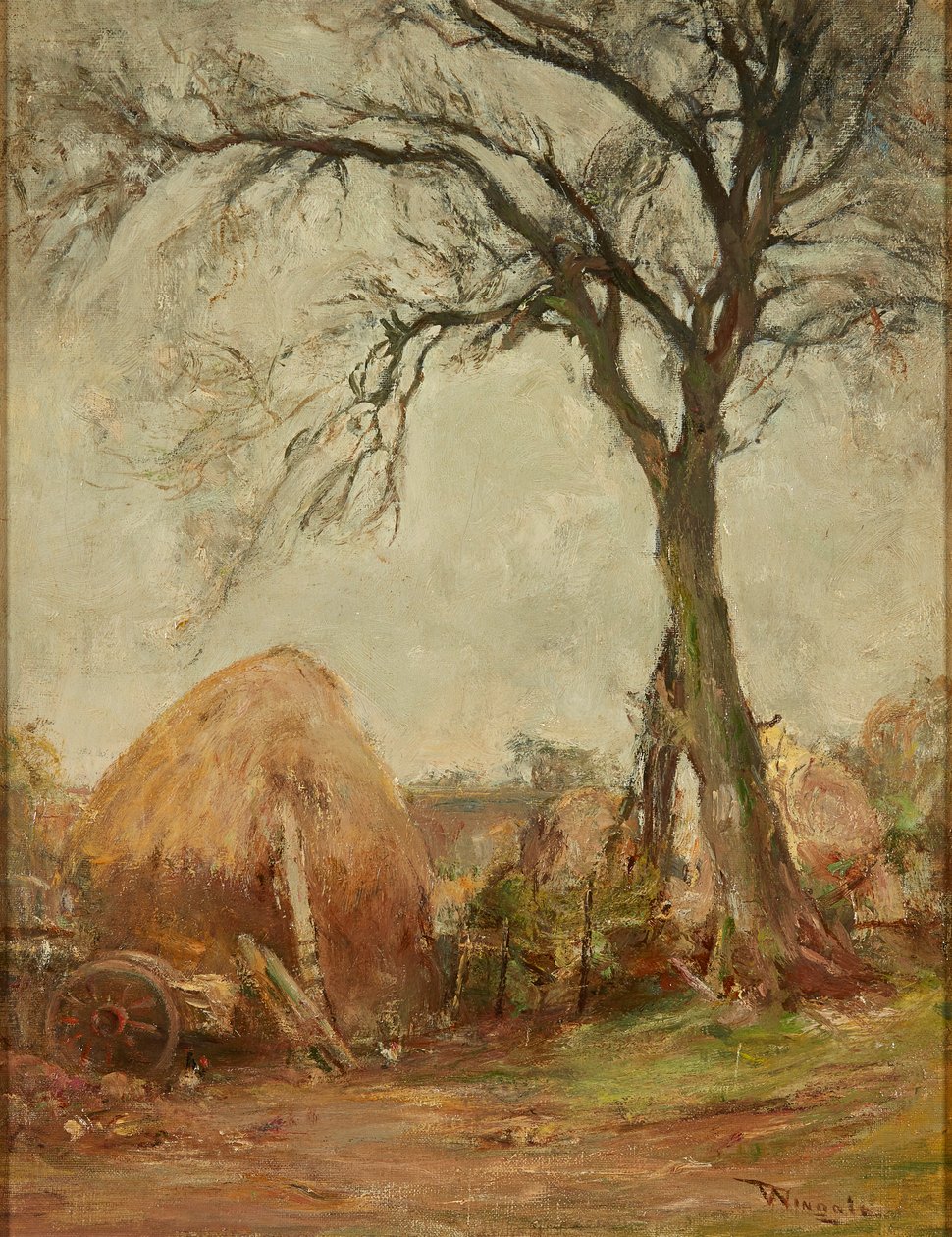 Jaro na farmě, Currie (olej na plátně) od James Lawton Wingate