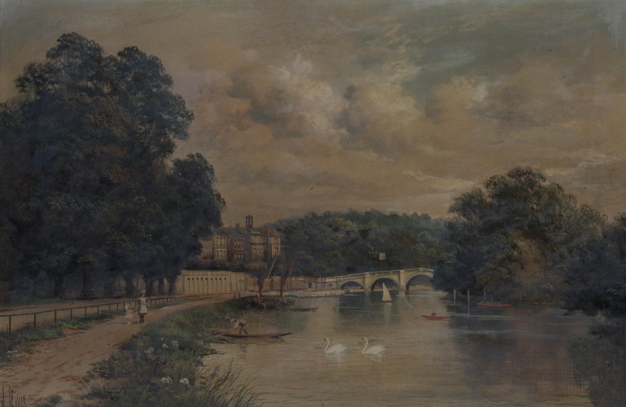 Richmondský most z Cholmondeley Walk od James Lewis