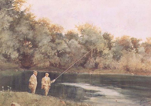 U rybníka Vale of Health, Hampstead Heath od James Loxham Browne