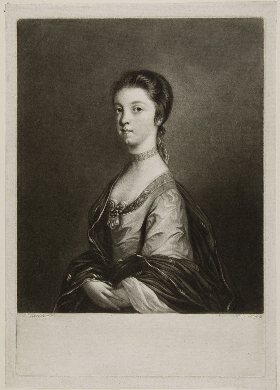 Lady Elizabeth Montagu od James MacArdell