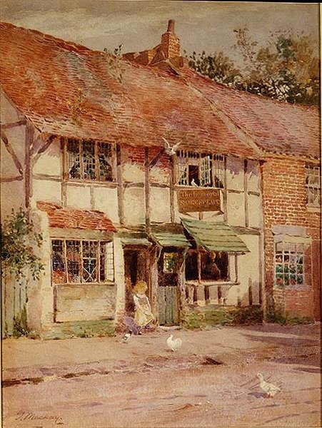 Chata Anne Hathawayové, Shottery, Warwickshire od James Mackay