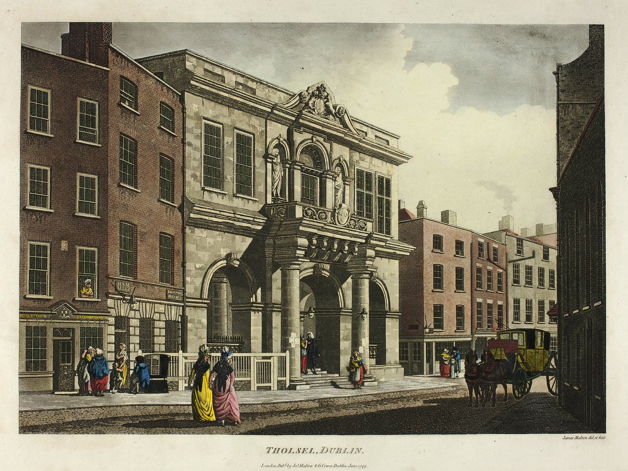 Tholsel, Dublin od James Malton