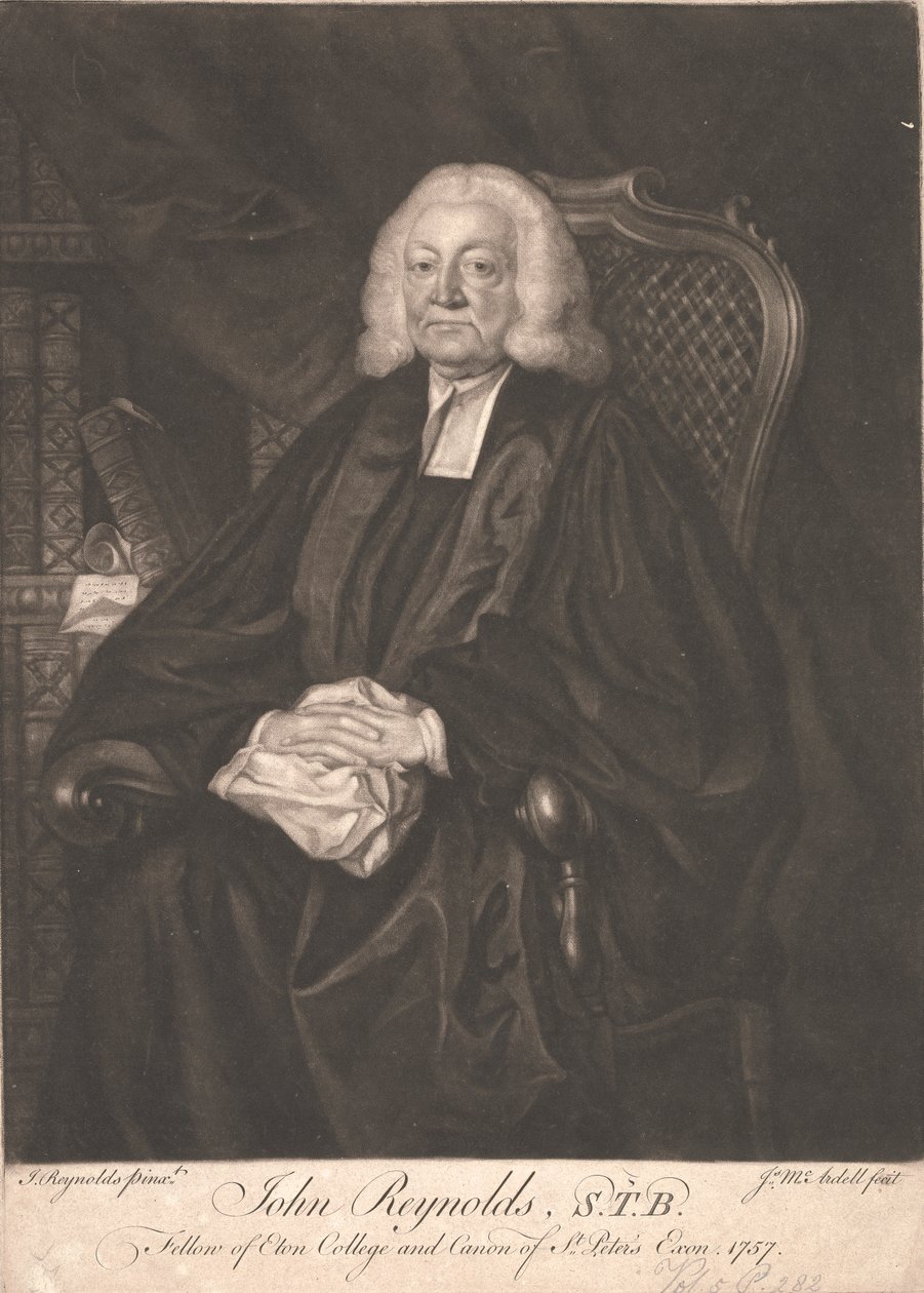 Dr. John Reynolds, S.T.B. od James McArdell