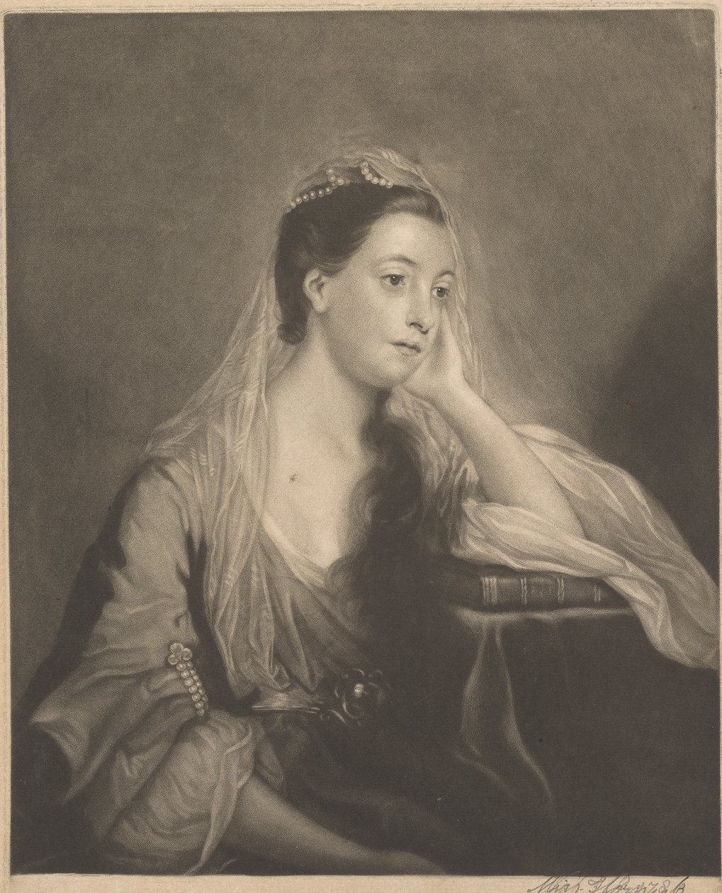 paní Hannah Horneck od James McArdell