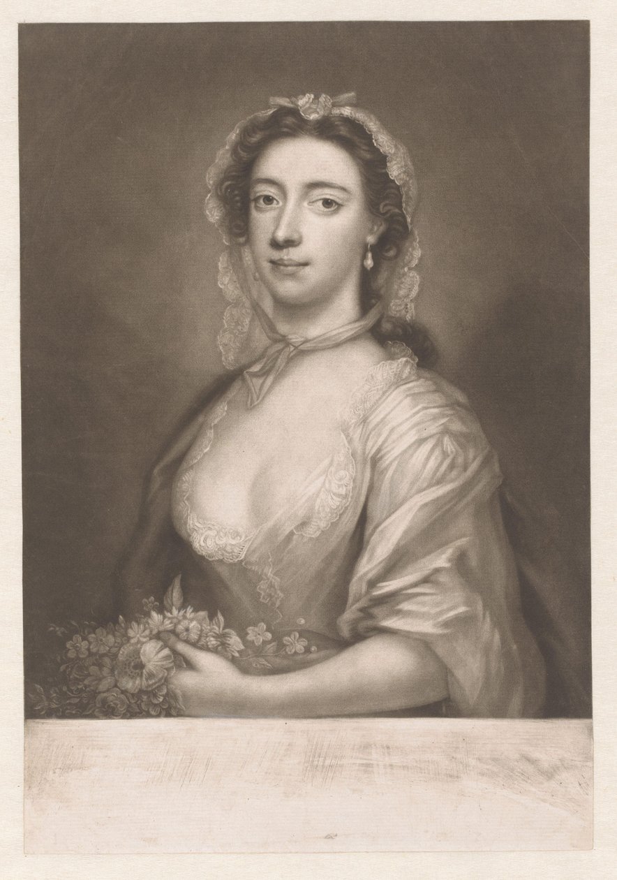 Portrét Margaret („Peg“) Woffingtonové od James McArdell