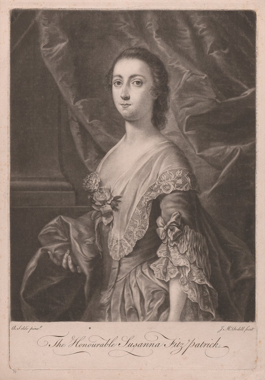 Ctihodná Susanna Fitzpatrick od James McArdell