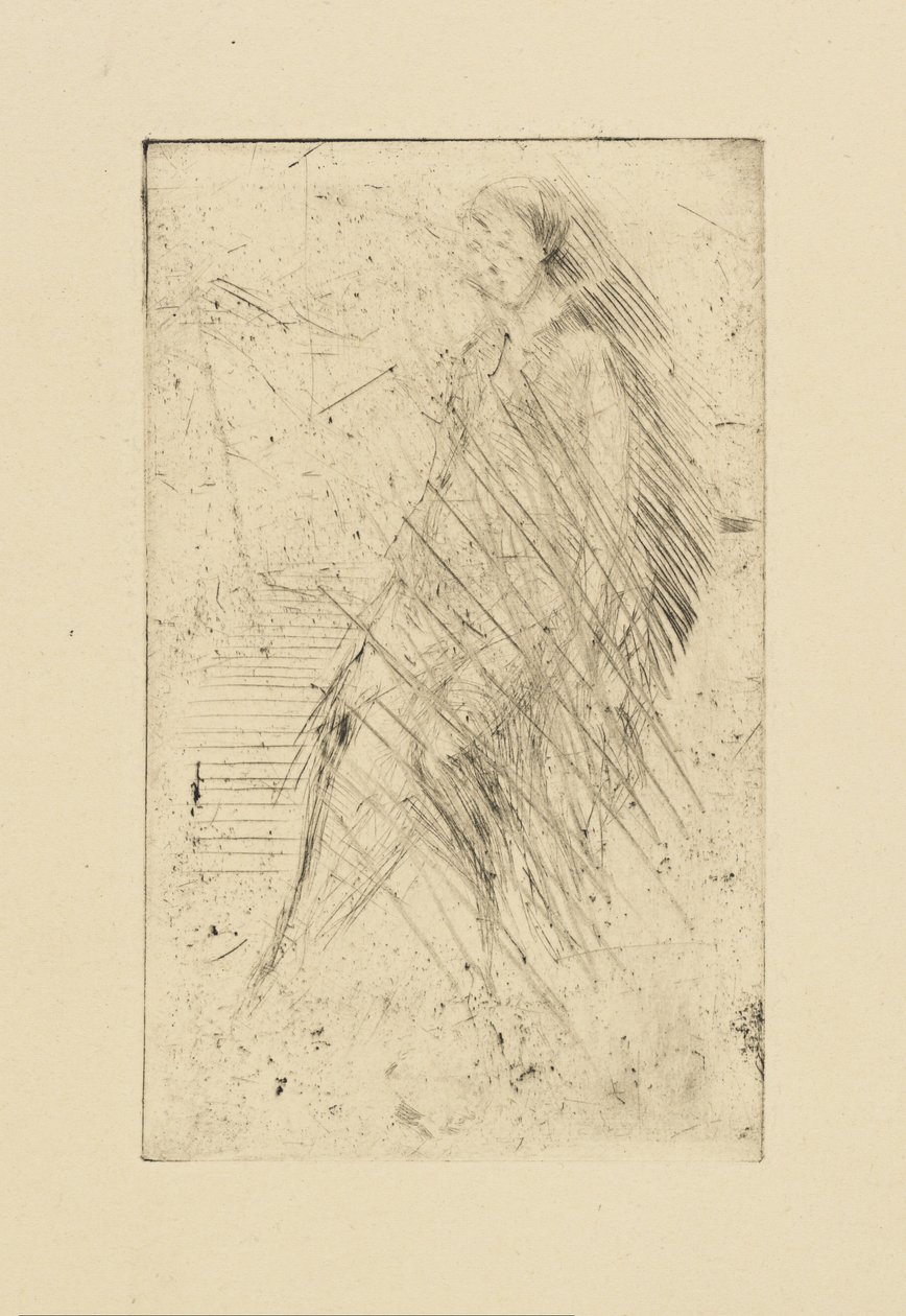 [76] Otisky ze zrušených desek od Whistler - Resting od James Abbott McNeill Whistler