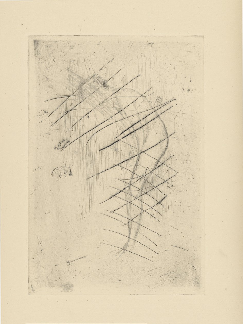 [76] Dojmy ze zrušených desek od Whistler - Tillie: A Model. od James Abbott McNeill Whistler