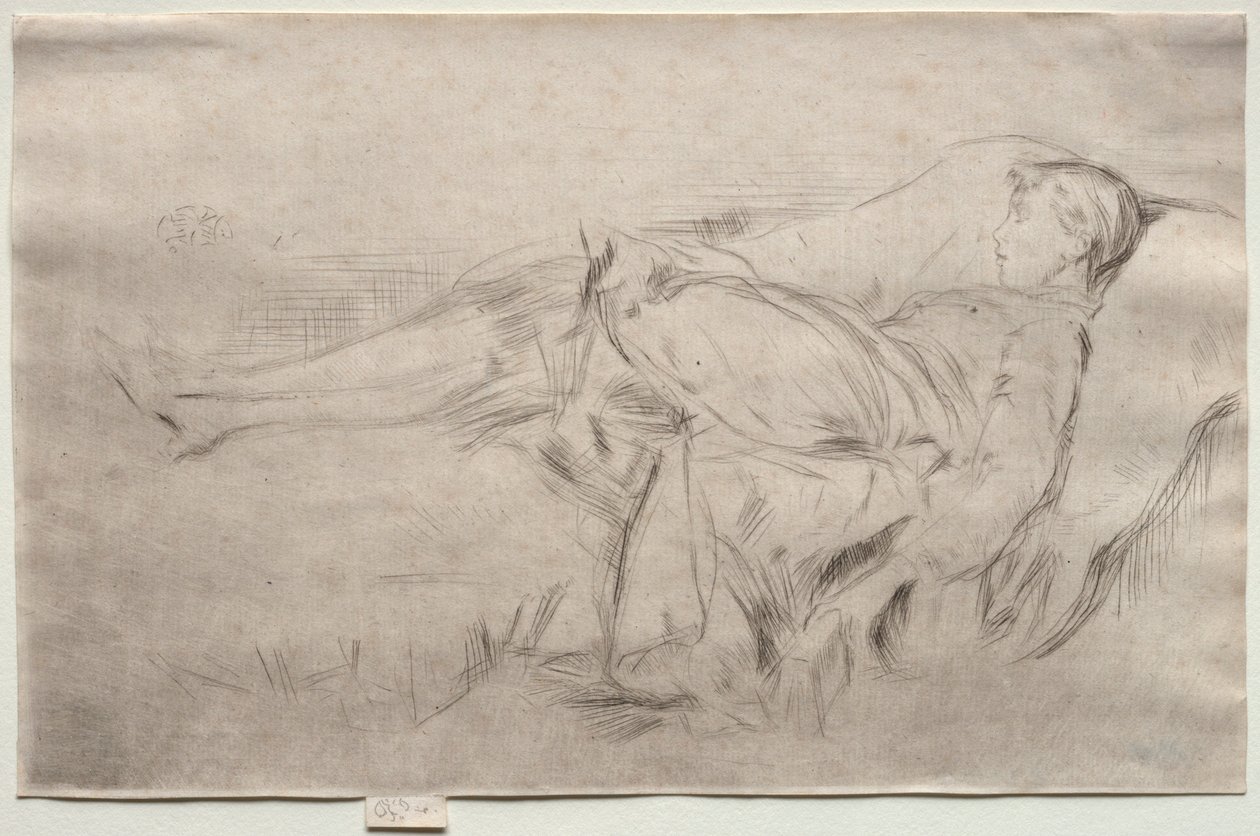 Dítě na gauči, č. 2 od James McNeill Whistler