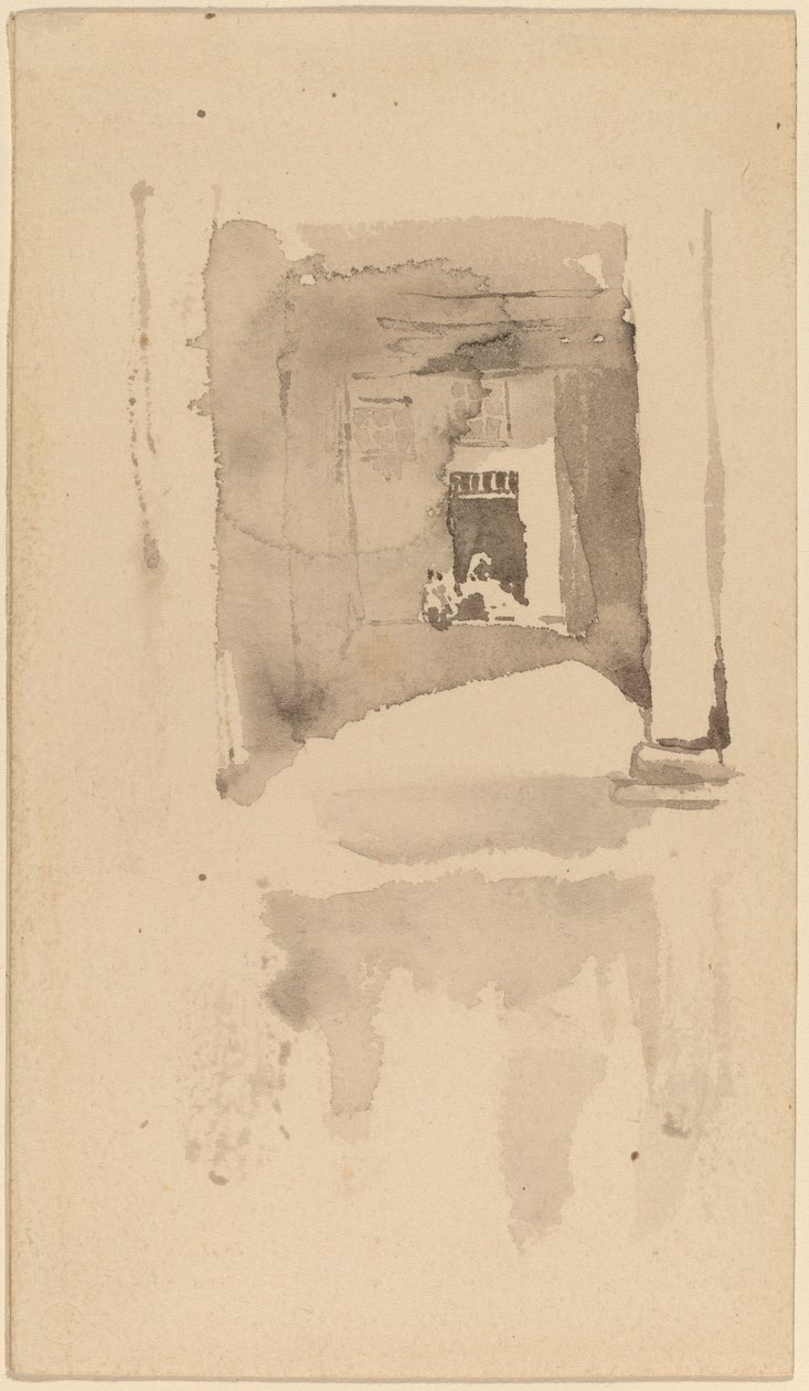 Brána v Ajacciu od James Abbott McNeill Whistler