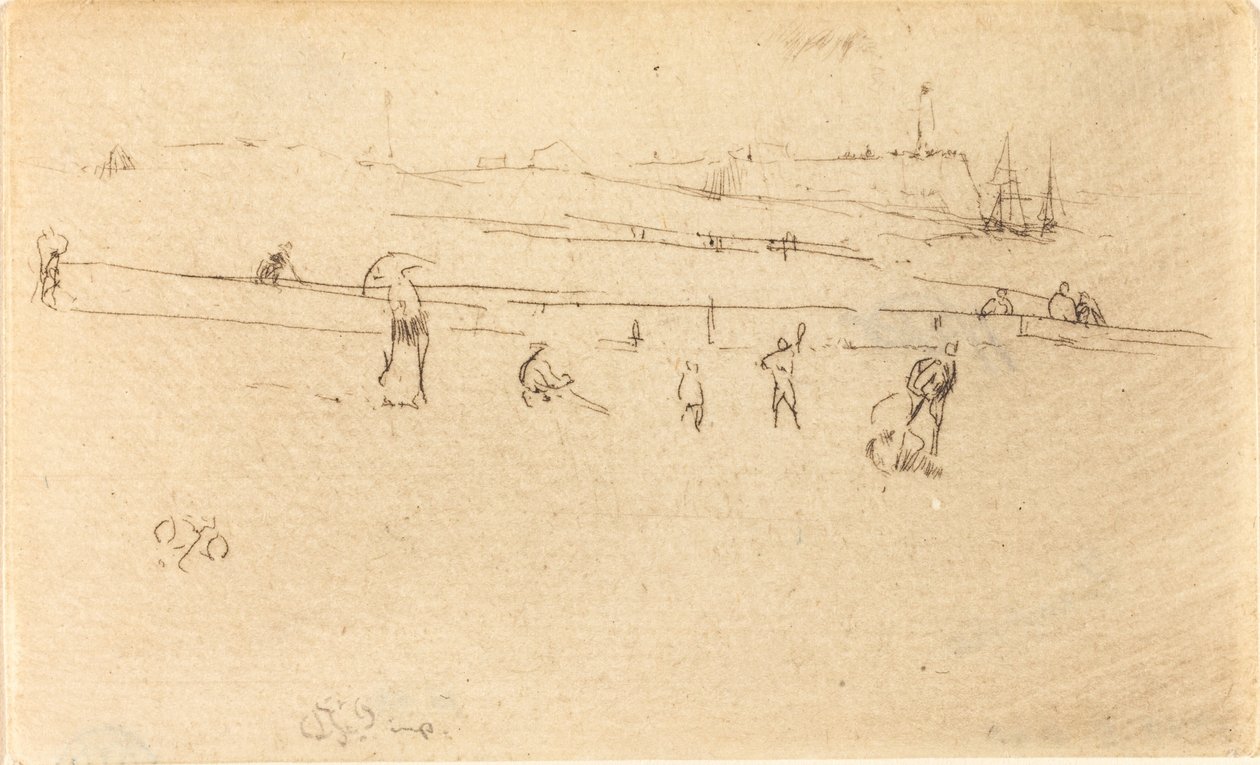 Skica v Dieppe od James Abbott McNeill Whistler