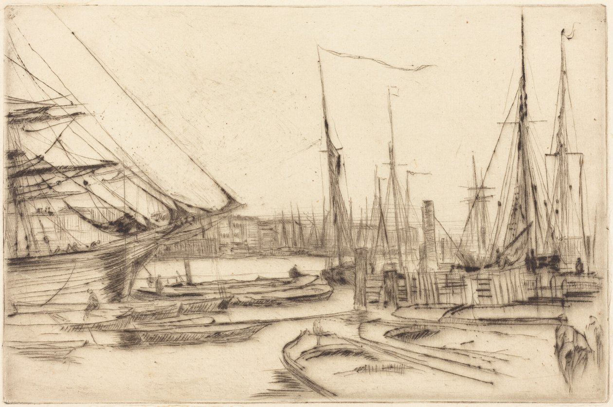 Náčrt z Billingsgate od James McNeill Whistler