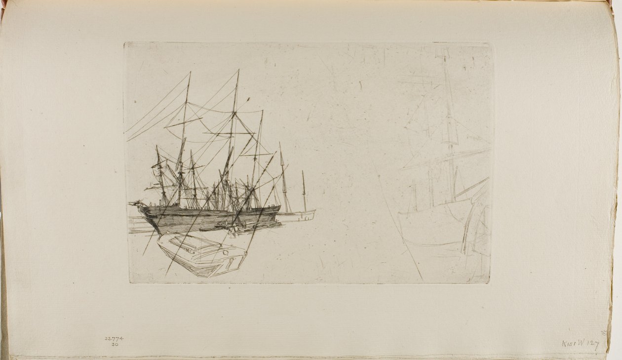 Náčrt přepravy od James Abbott McNeill Whistler