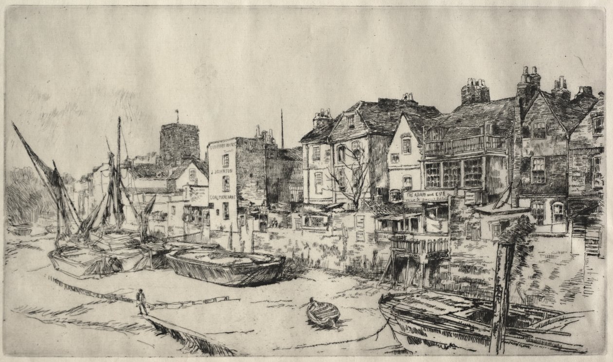 Hospoda „Adam a Eva“, Old Chelsea od James McNeill Whistler