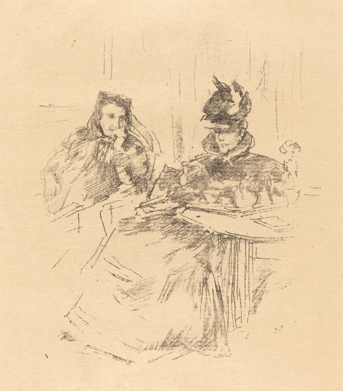 Odpolední čaj od James Abbott McNeill Whistler