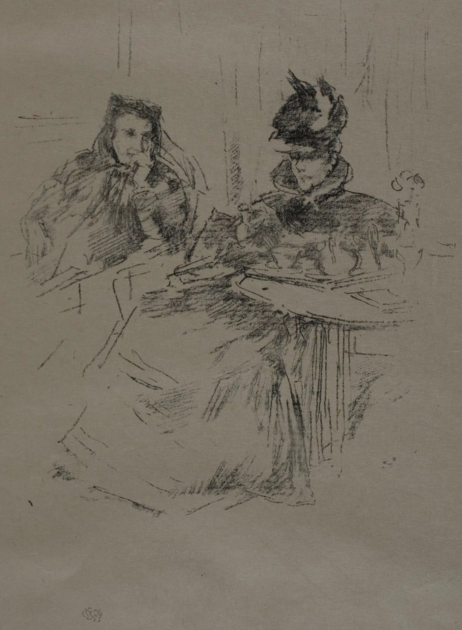 Odpolední čaj od James Abbott McNeill Whistler