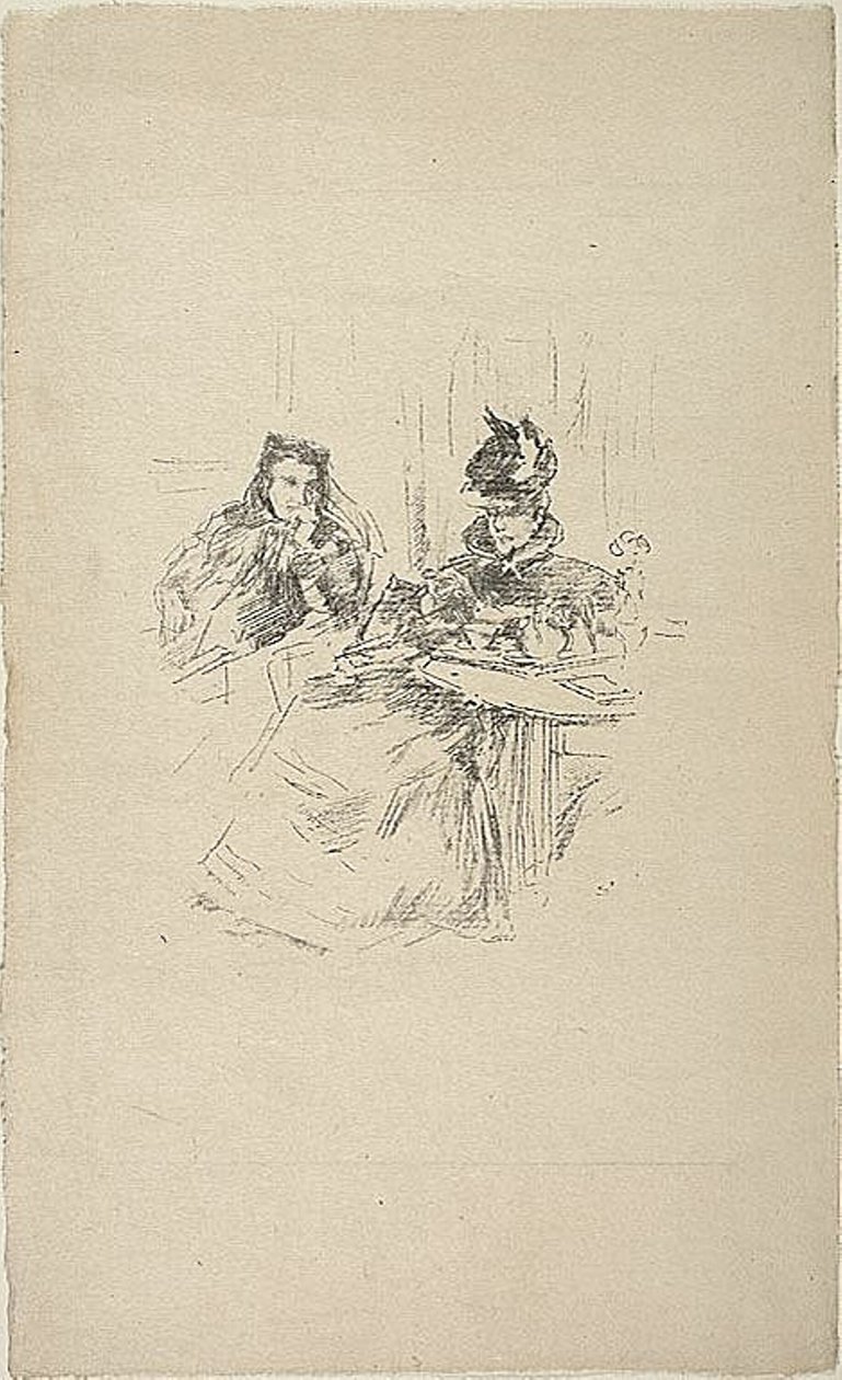Odpolední čaj od James Abbott McNeill Whistler